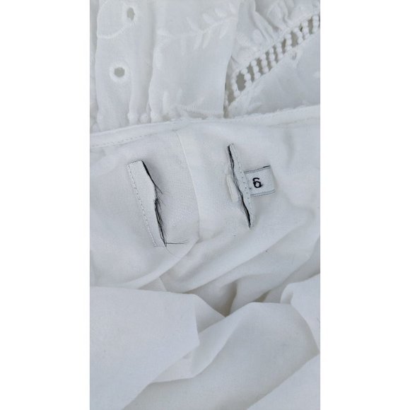 Aje Silvatica BRODERIE Midi Dress White - Picture 14 of 15